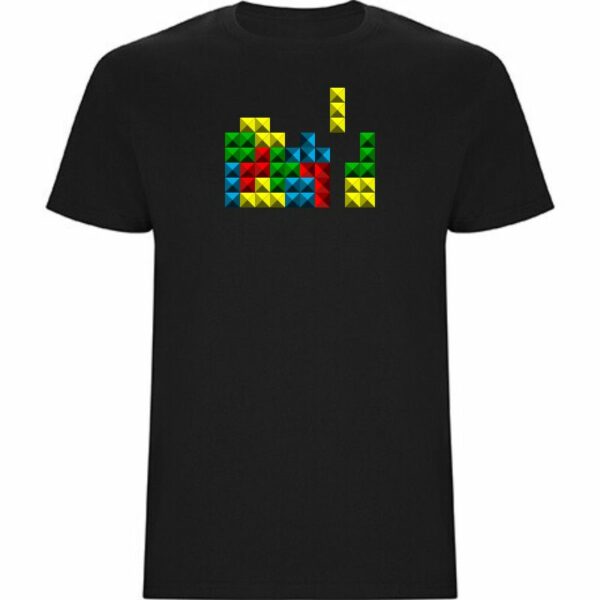 eSport Merch Tetris t-shirt sort